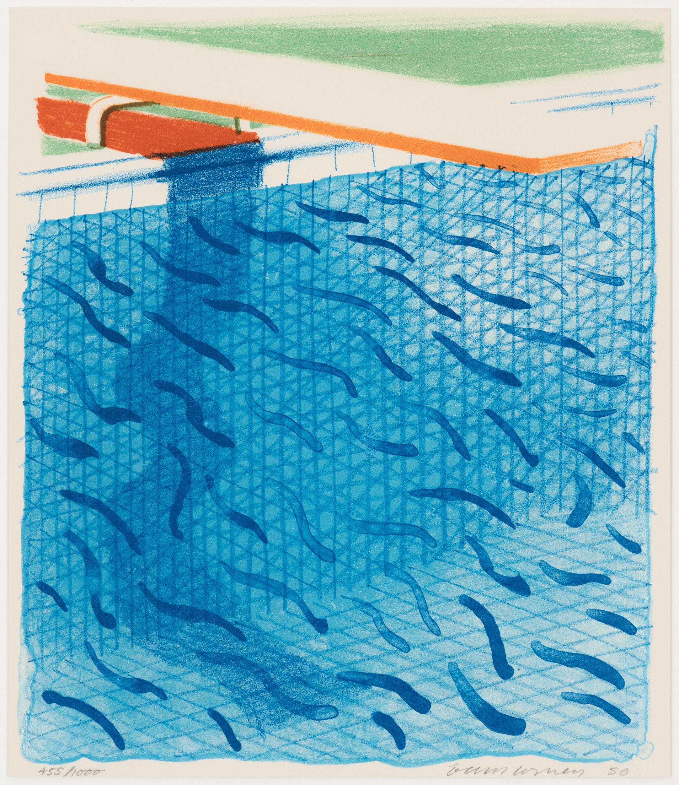 Paper Pools - Pop Art Print by David Hockney