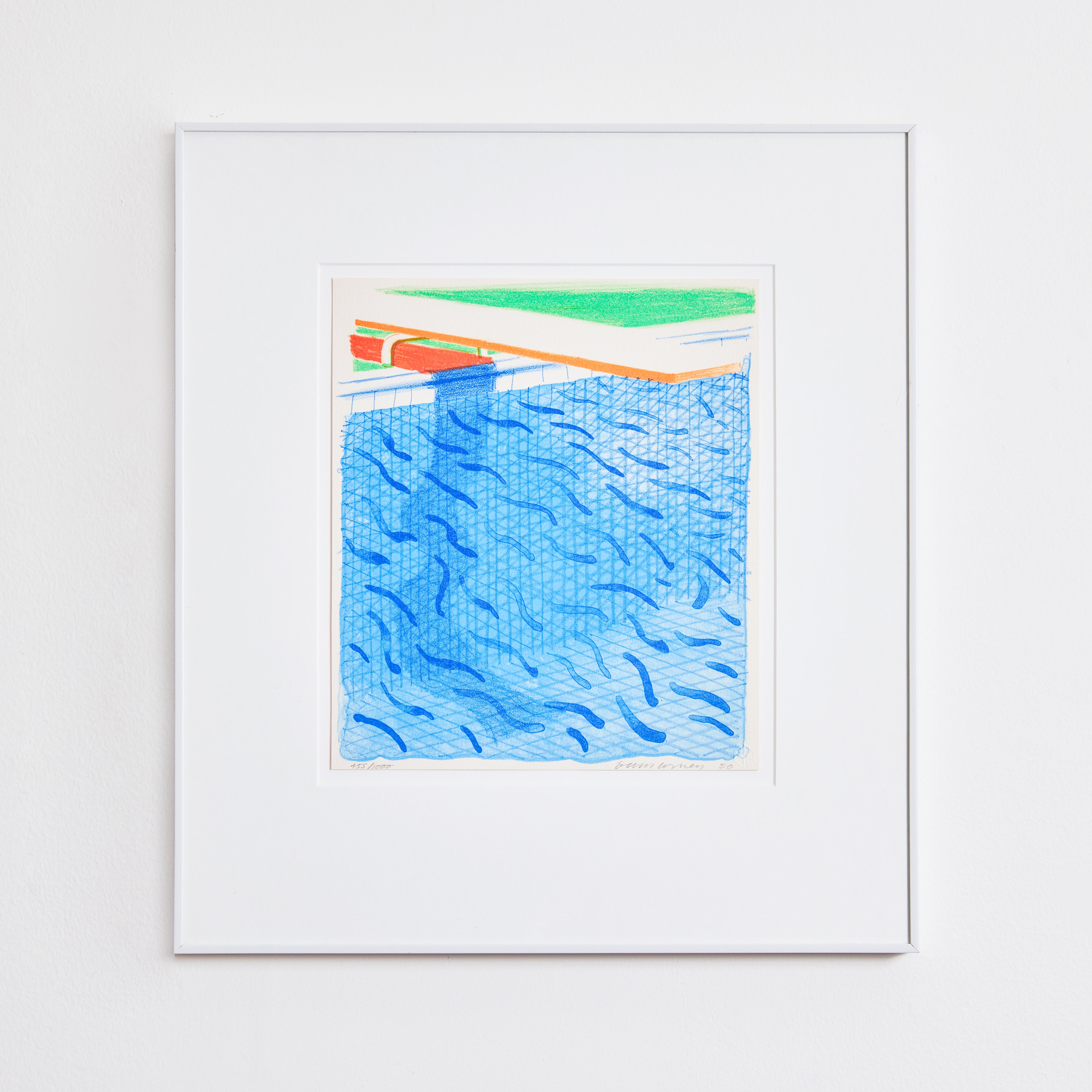 Paper Pools - Print by David Hockney