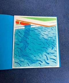 Piscine di carta - Piscina realizzata con carta e inchiostro blu per libro