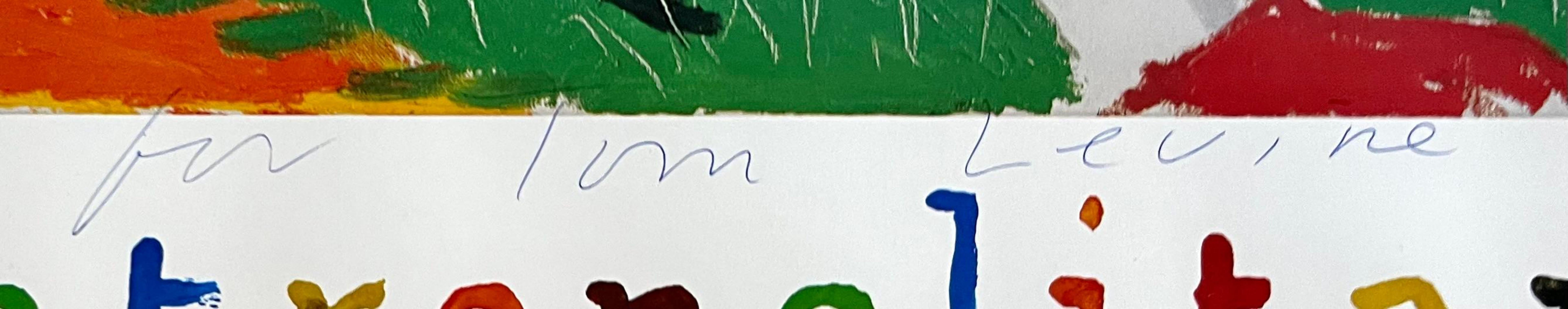 Parade (Hand Signed and inscribed by David Hockney to renowned artist/collector) For Sale 1