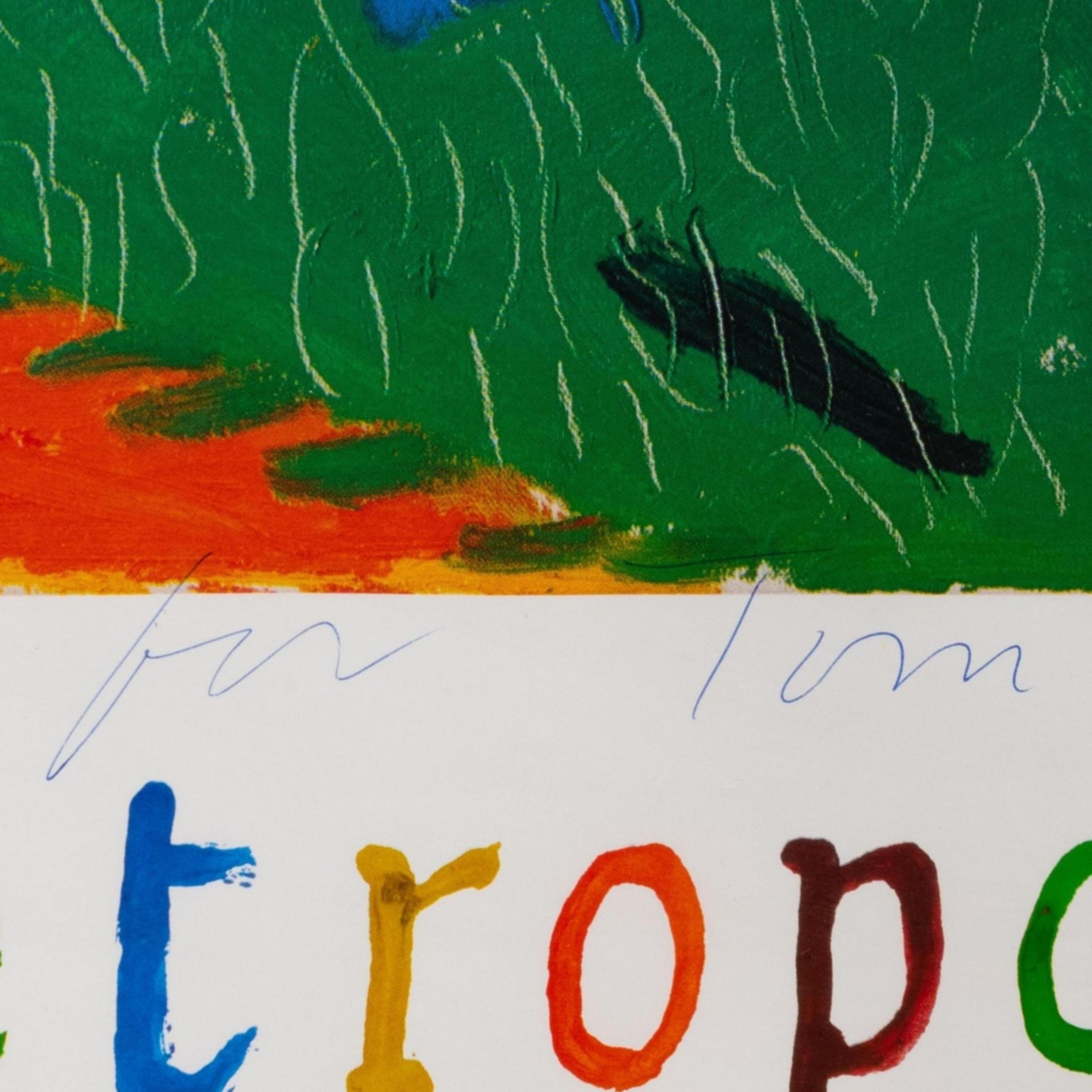 Parade (Hand Signed and inscribed by David Hockney to renowned artist/collector) For Sale 4