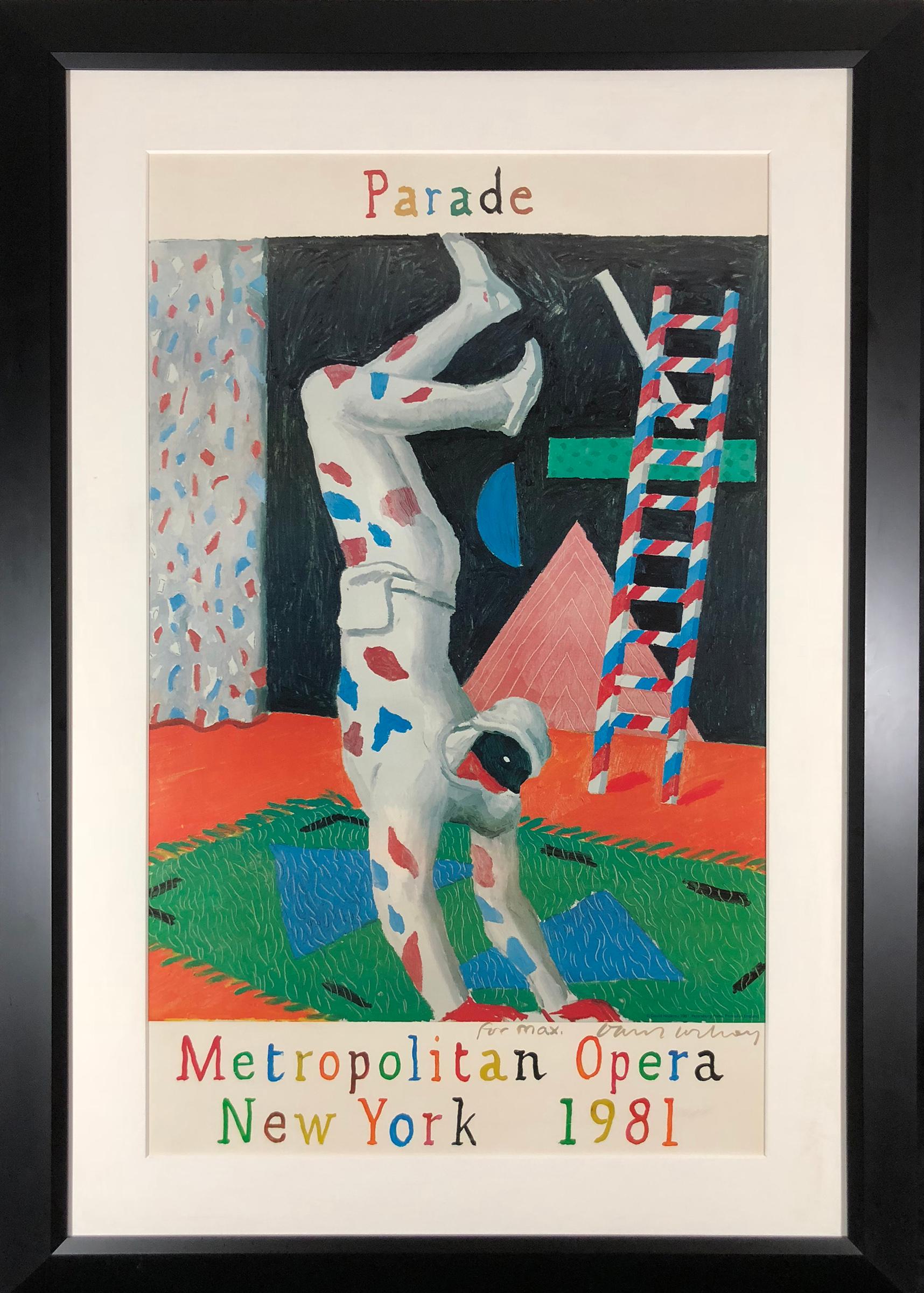 Parade, Metropolitan Opera - Print by David Hockney