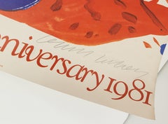 Paris Review 25th Anniversary (Flower Study), Print by David Hockney