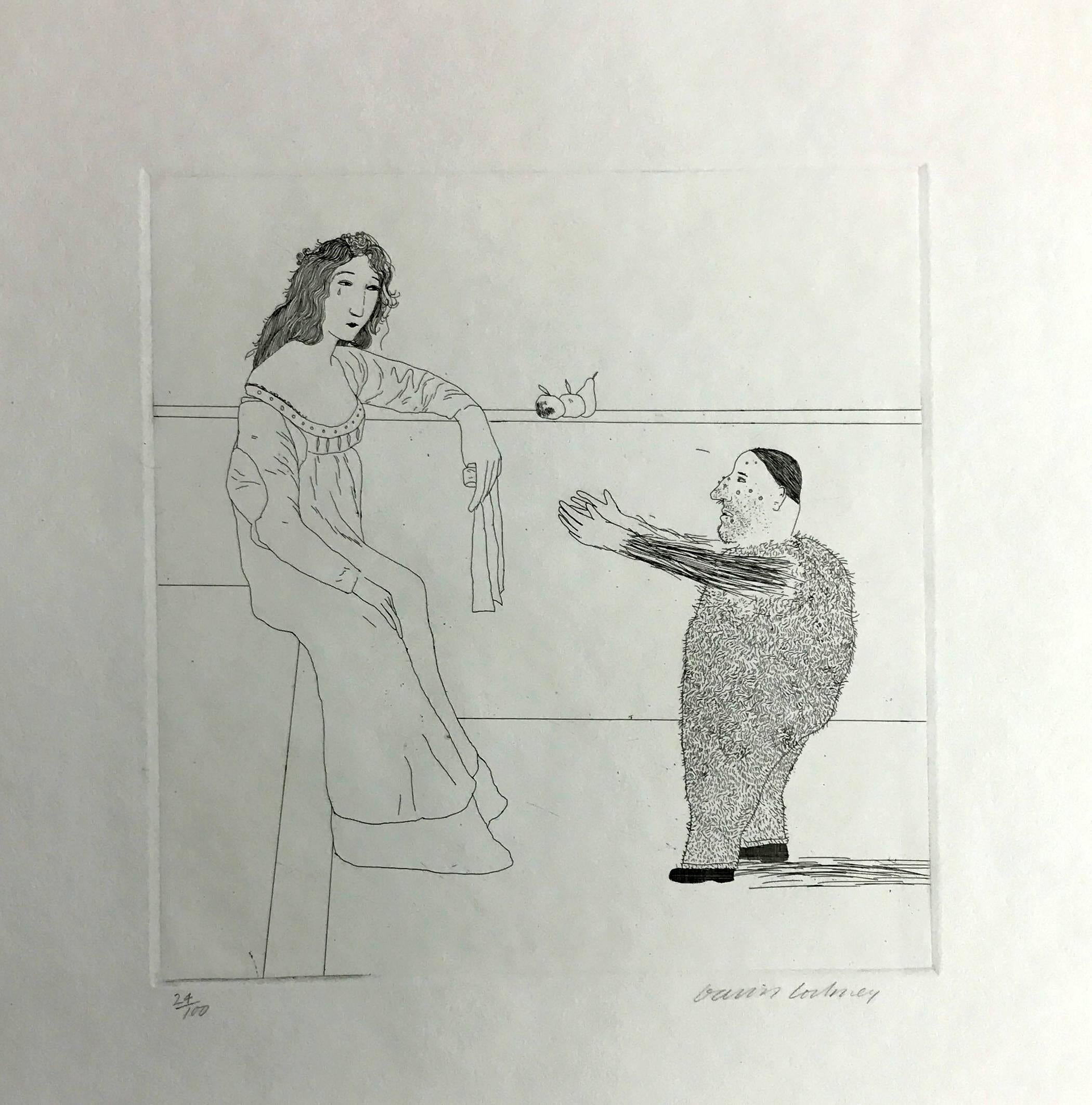 Pleading for the Child - Print by David Hockney