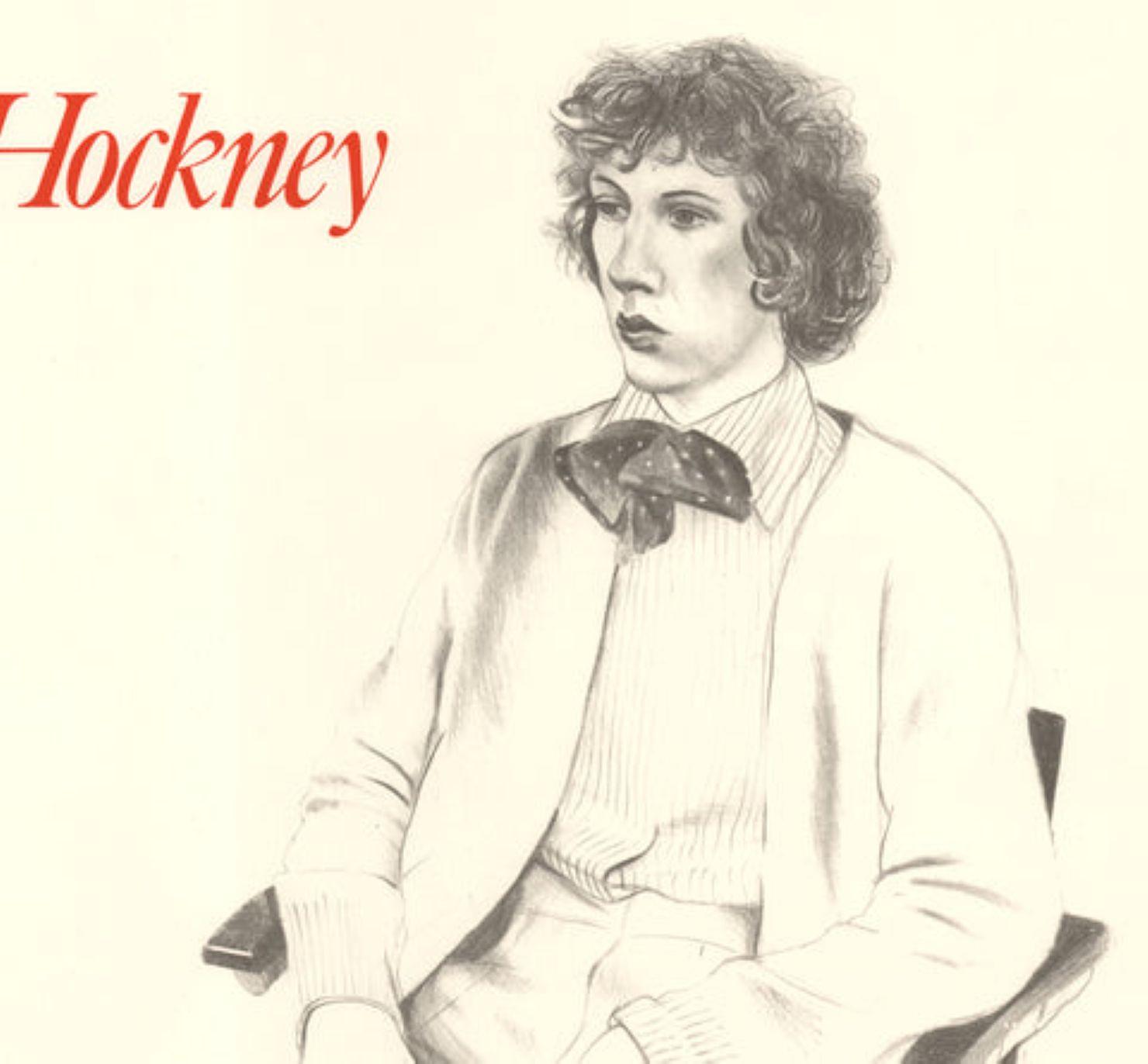 Portrait Of Gregory Evans By David Hockney For Sale 3