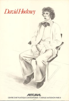 Portrait de Gregory Evans par David Hockney