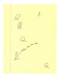 Q (I), Hockneys Alphabet, David Hockney