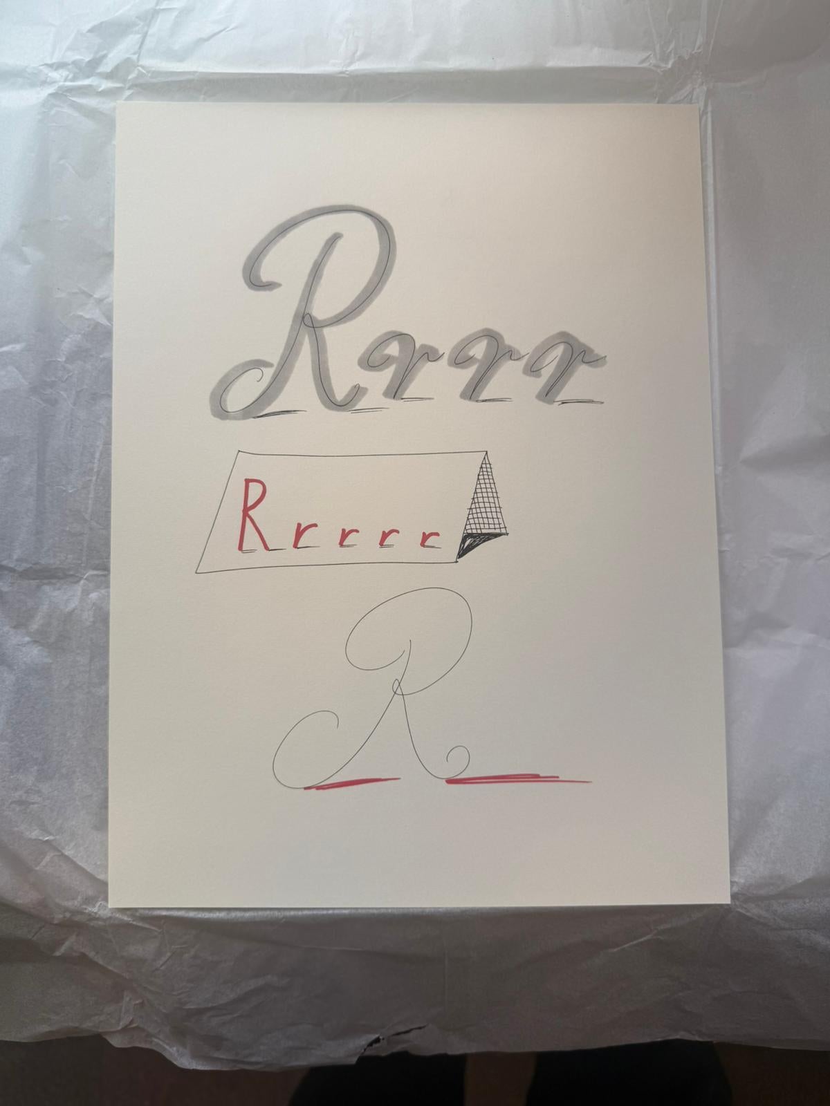 'R' From 'Hockney's Alphabet' By David Hockney For Sale 4