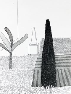 Rapunzel Growing in the Garden (Six Fairy Tales from the Brothers Grimm) Hockney