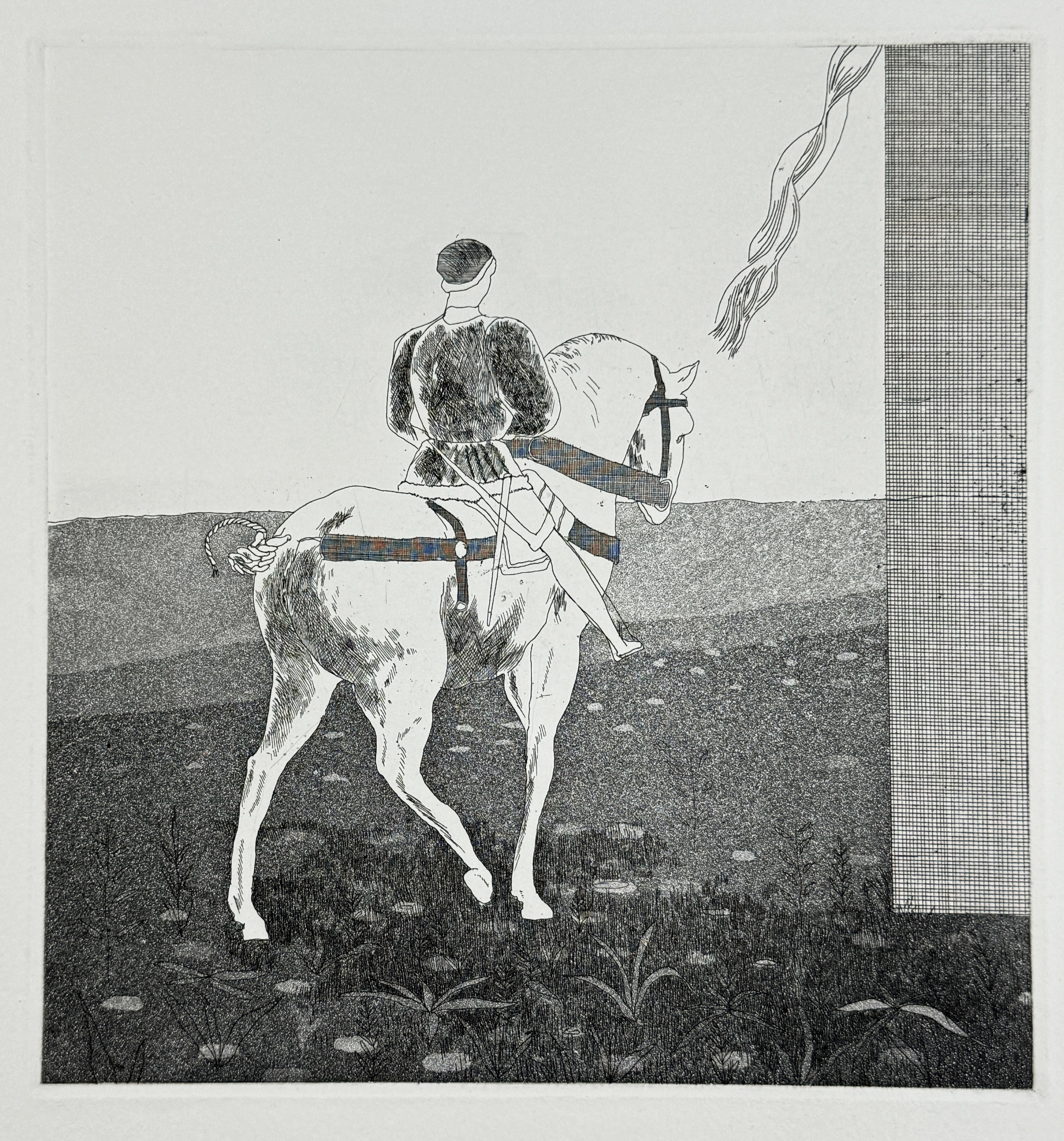 Rapunzel, Rapunzel, let down your hair David Hockney Brothers Grimm Fairy Tales For Sale 1