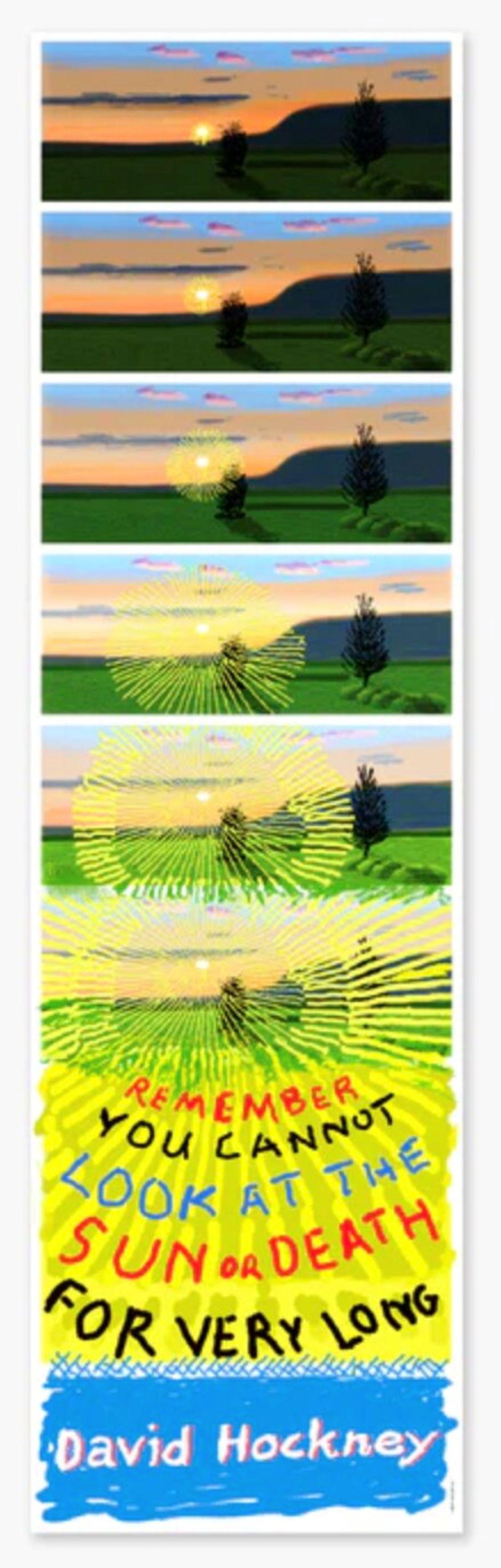 Denk daran, dass du weder in die Sonne noch in den Tod allzu lange blicken darfst