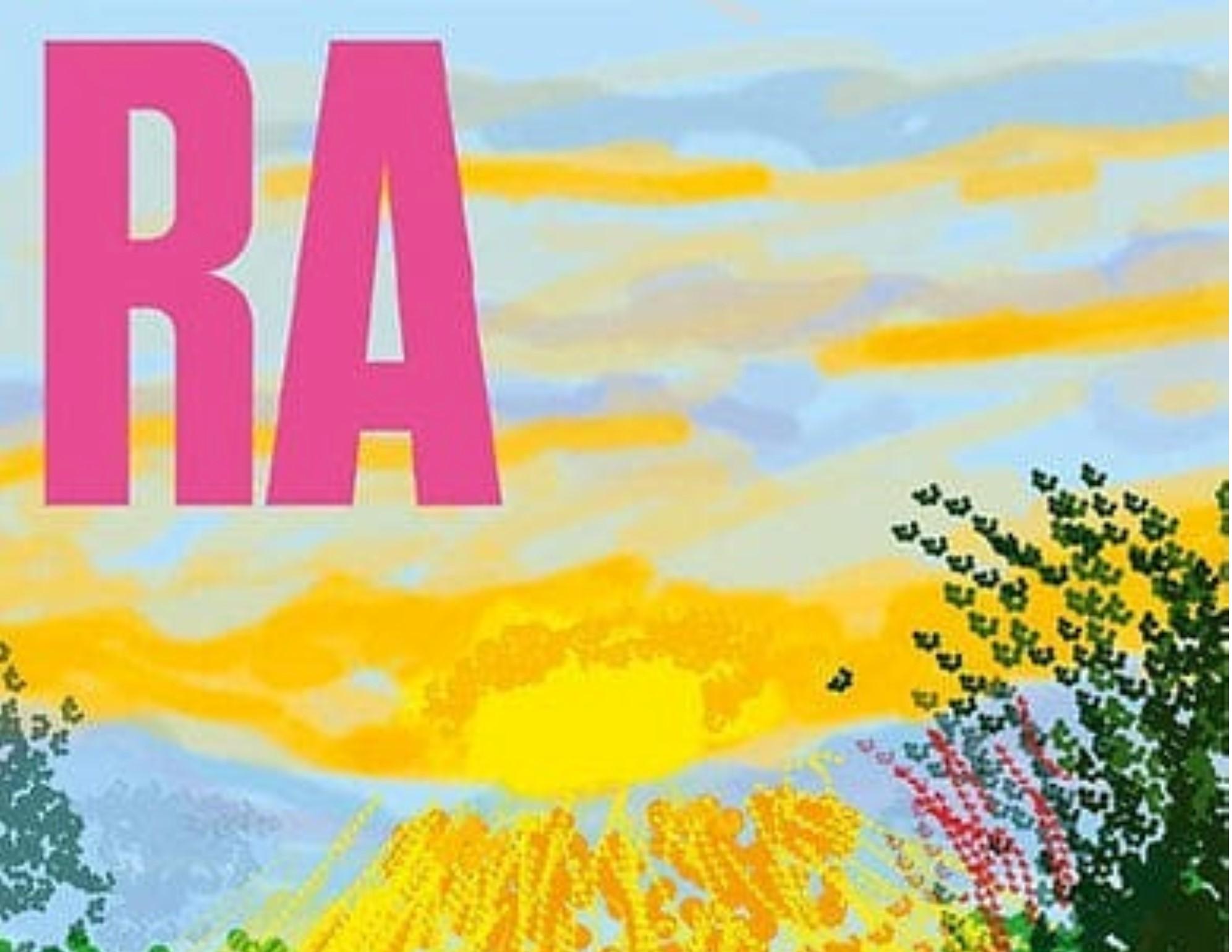 Royal Academy Exhibition Poster By David Hockney en vente 1