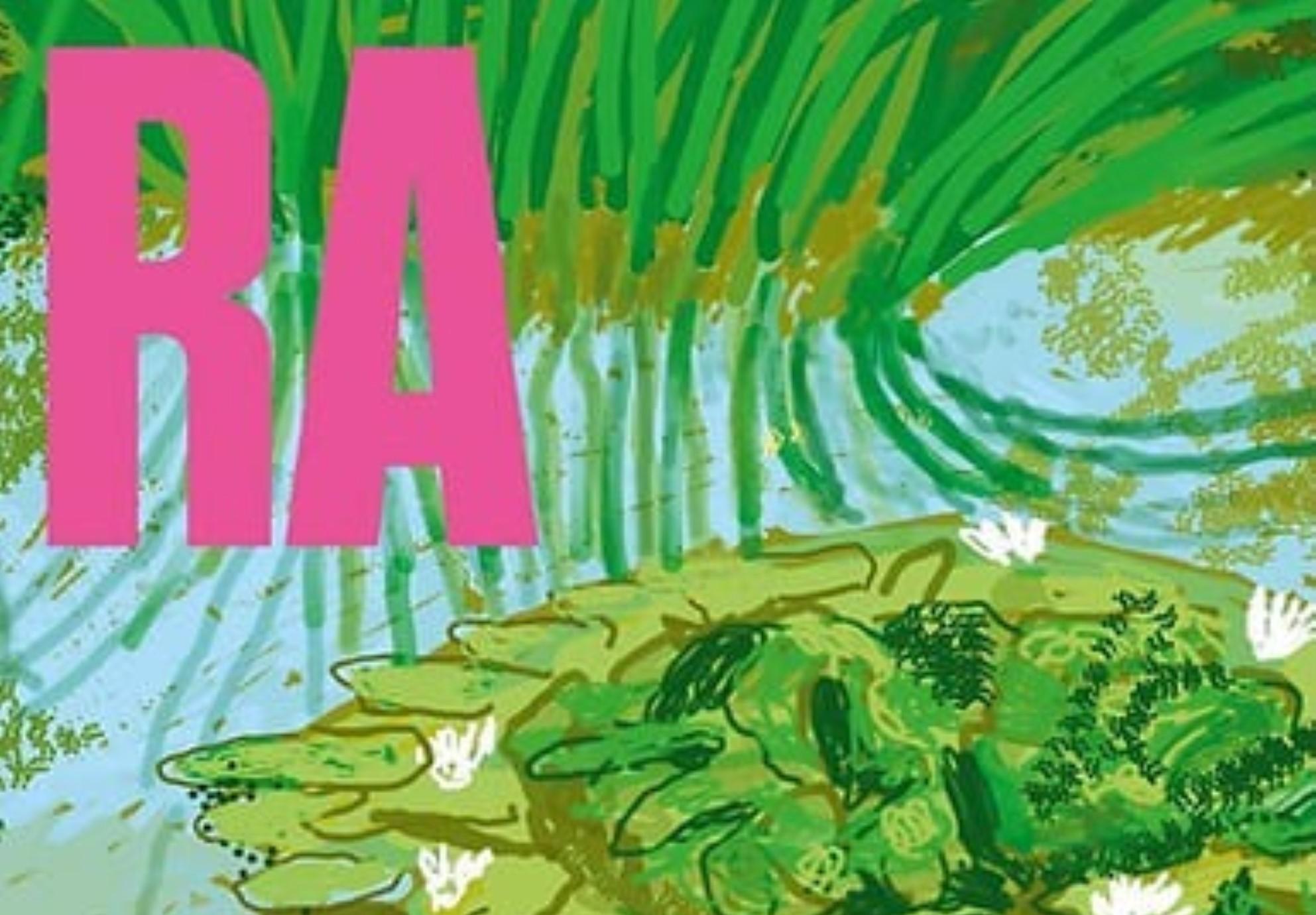 Royal Academy Exhibition Poster By David Hockney en vente 1