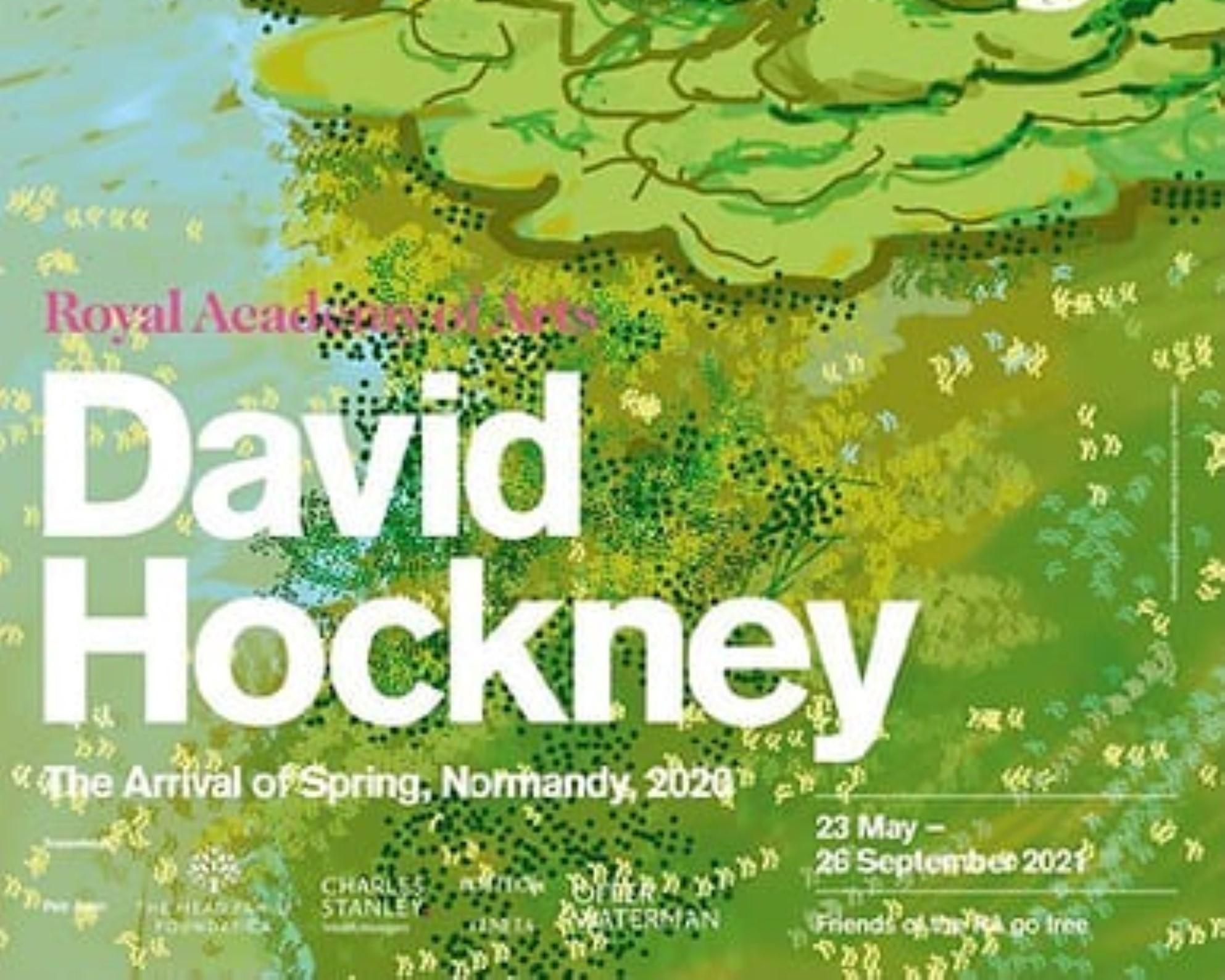 Royal Academy Exhibition Poster By David Hockney en vente 2