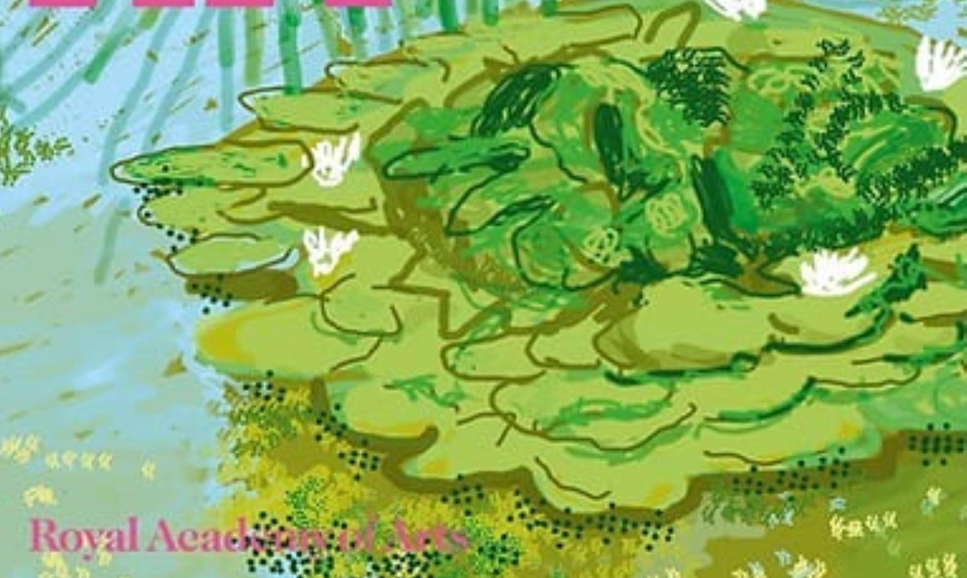Royal Academy Exhibition Poster By David Hockney en vente 3