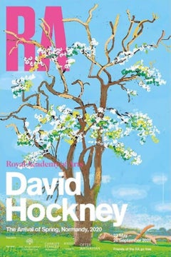 Royal Academy Exhibition Poster By David Hockney