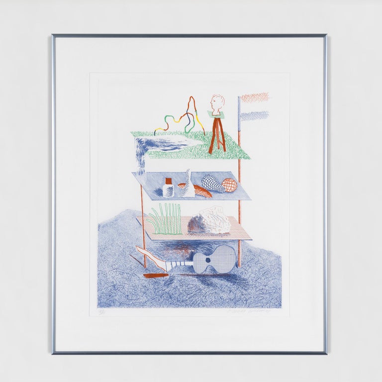 Lithographie Signée David Hockney – Numérotée à La Main, édition Limitée Avec Certificat