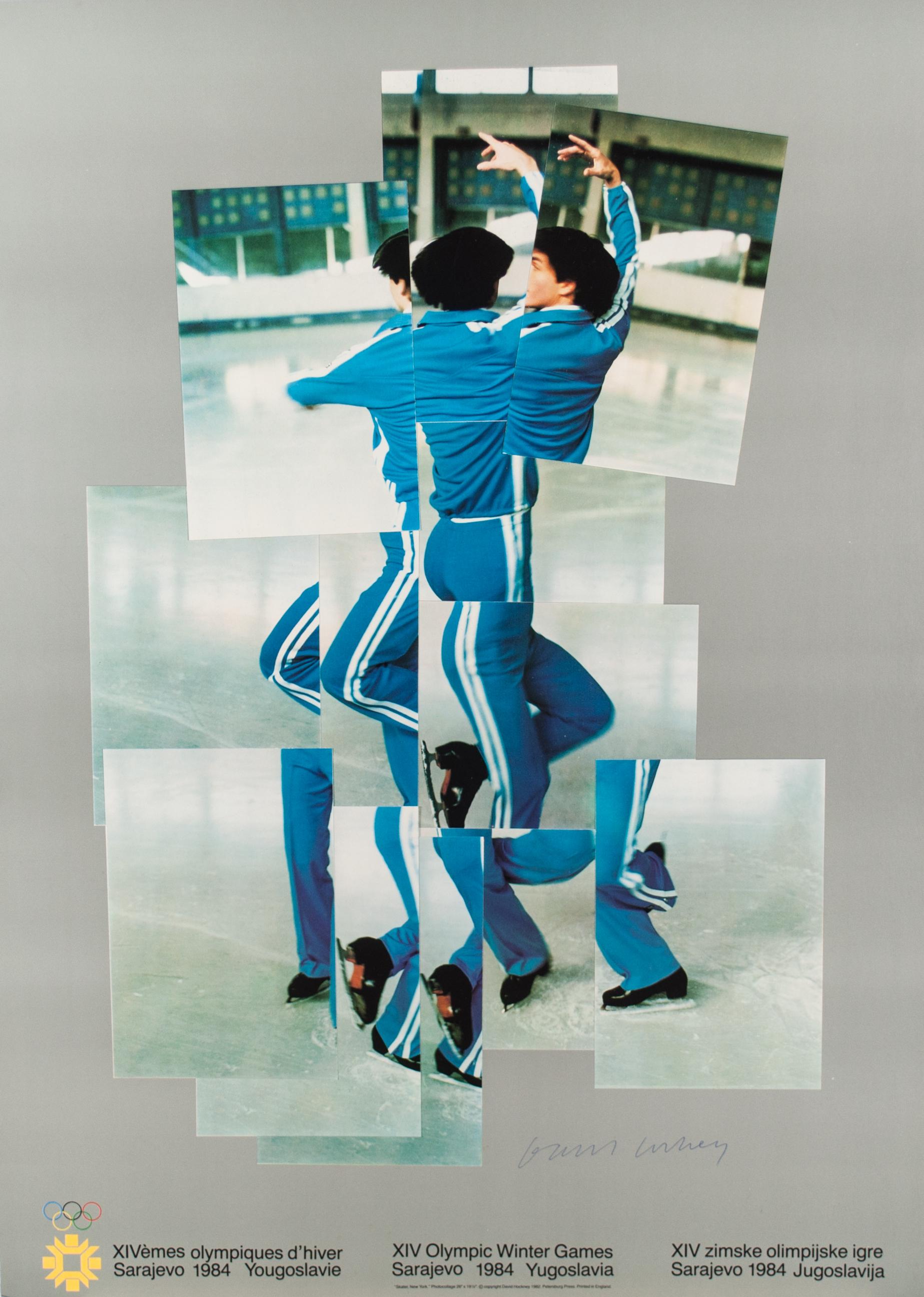 David Hockney Figurative Print - Skater