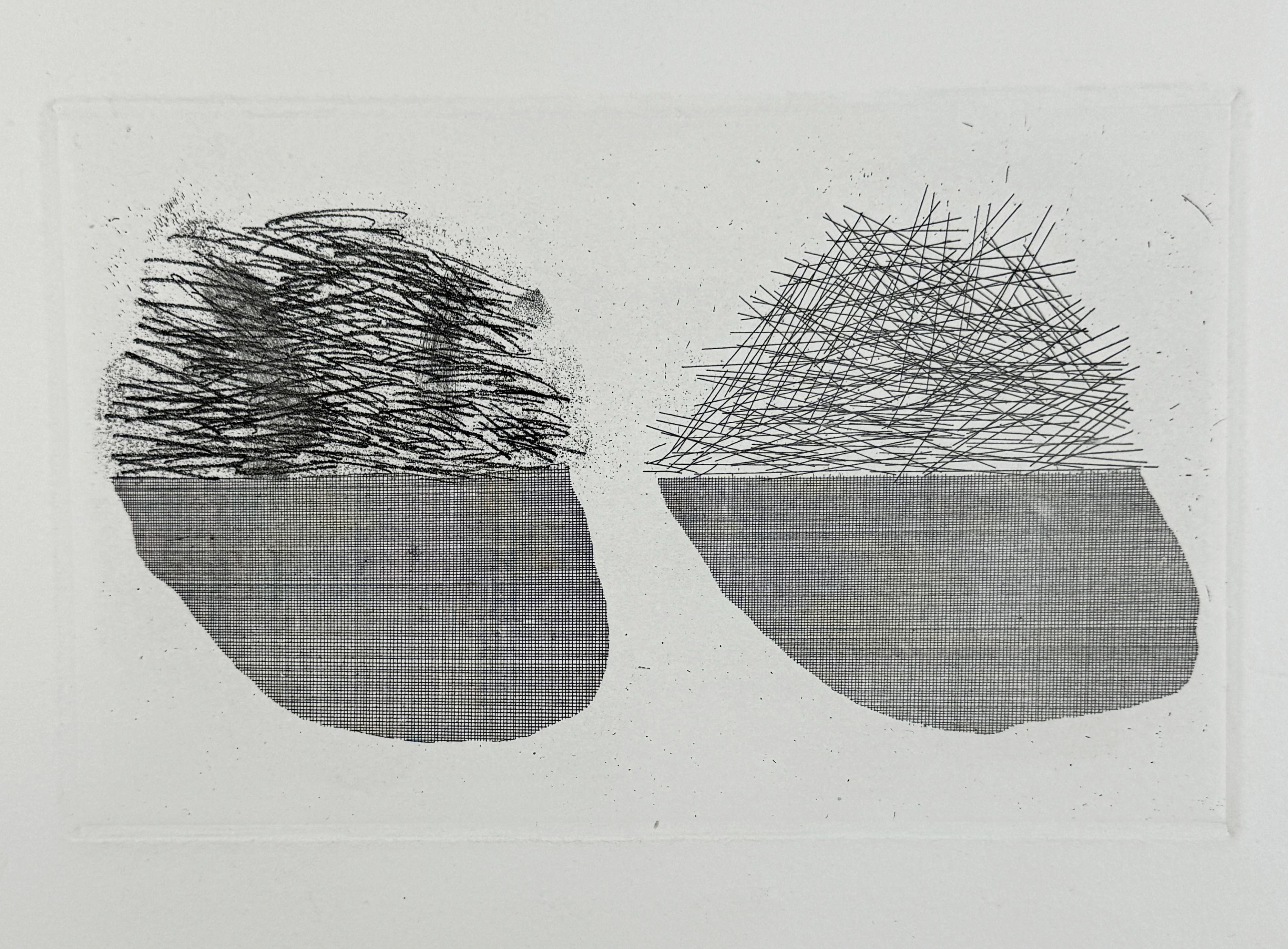 Straw on the left, gold on the right David Hockney Brothers Grimm Fairy Tales 1