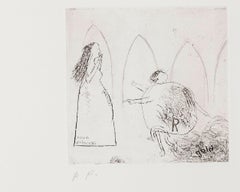 Study for Rumpelstiltskin -- Set of four, Print, Etching by David Hockney