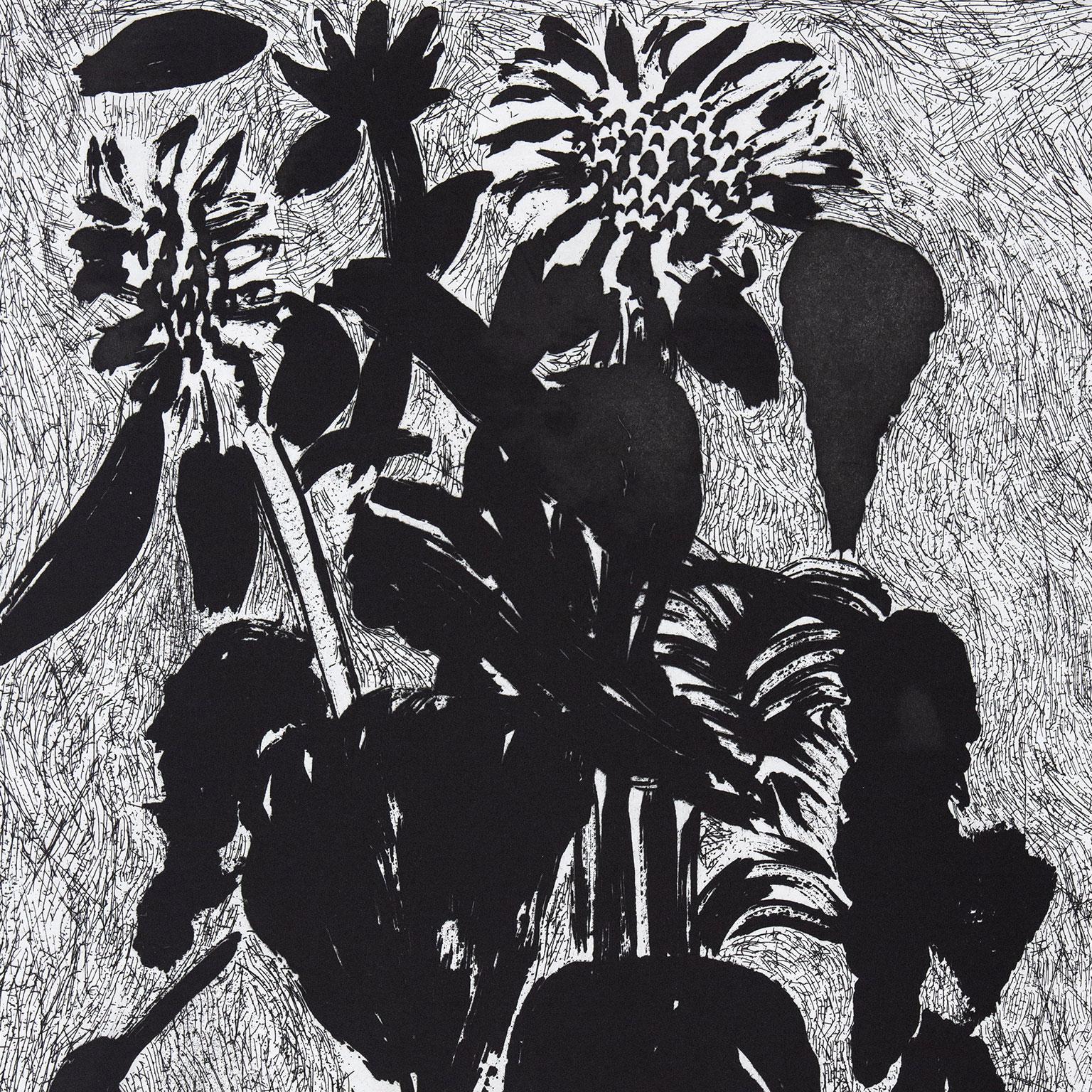 Sunflower II, Etching with aquatint  Signed, dated, and numbered, USA, 1995   6