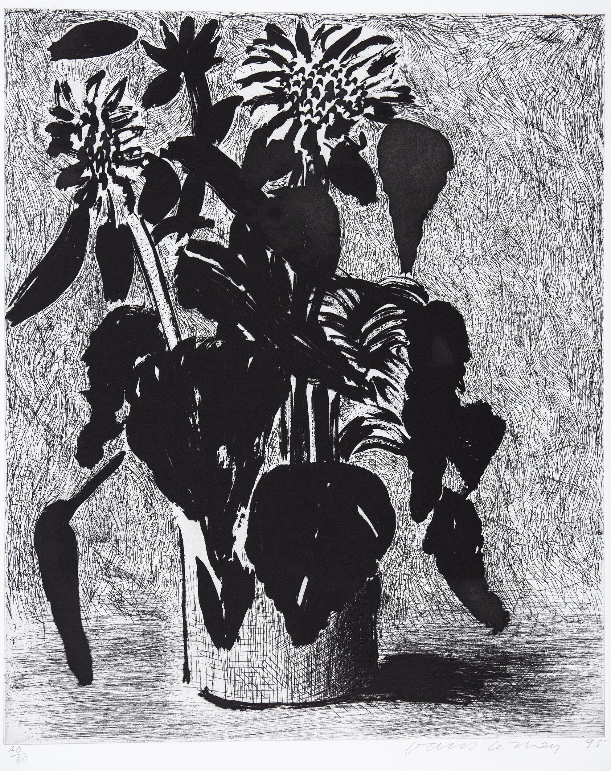 Sunflower II, Etching with aquatint  Signed, dated, and numbered, USA, 1995   9