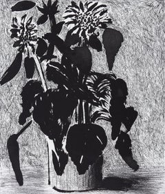 Sunflower II, Etching with aquatint  Signed, dated, and numbered, USA, 1995