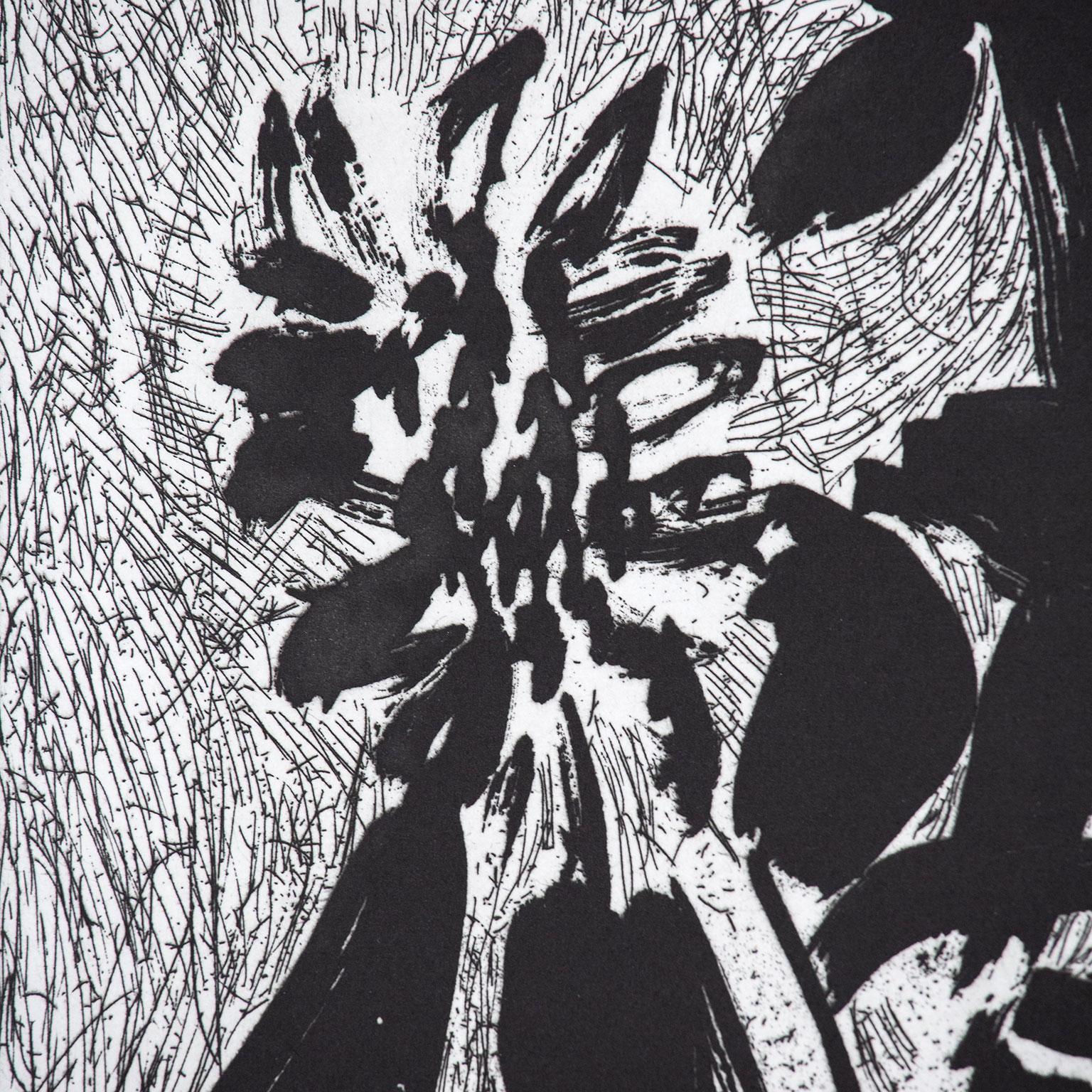 Sunflower II, Etching with aquatint  Signed, dated, and numbered, USA, 1995   1