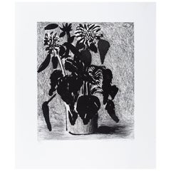Vintage Sunflower II, Etching with aquatint  Signed, dated, and numbered, USA, 1995  