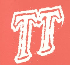 'T' From 'Hockney's Alphabet' By David Hockney