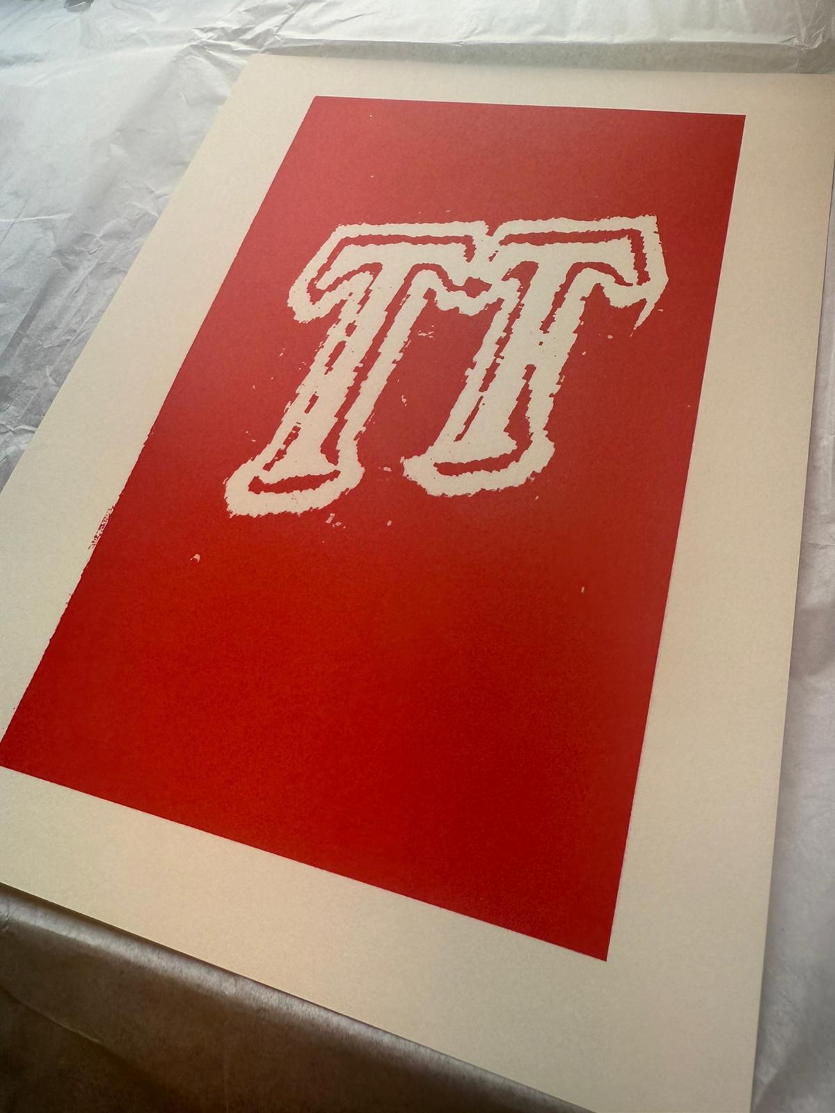 'T' From 'Hockney's Alphabet' By David Hockney For Sale 5