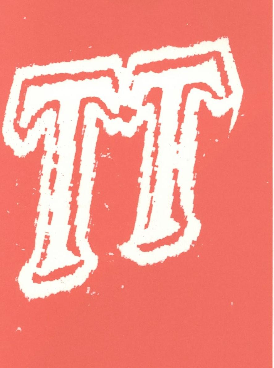 'T', Hockney's Alphabet, David Hockney and Stephen Spender, Lithograph, 1991 For Sale 1