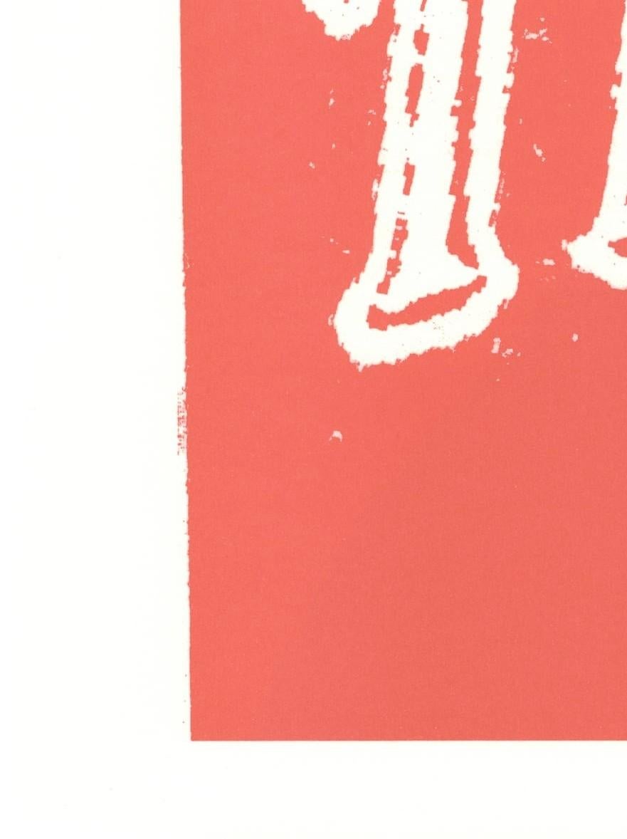 'T', Hockney's Alphabet, David Hockney and Stephen Spender, Lithograph, 1991 For Sale 2