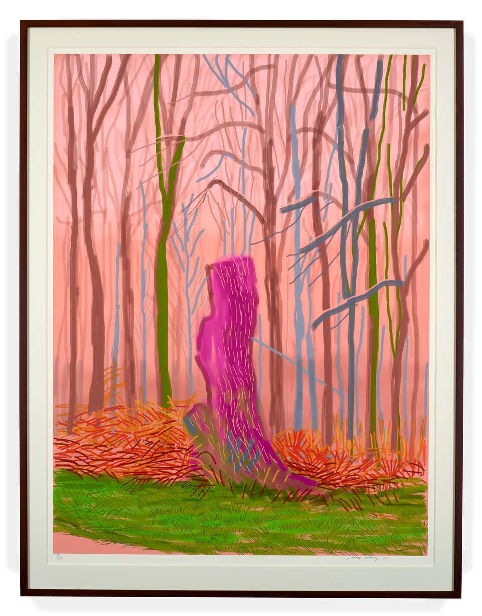 David Hockney Arrival Of Spring - For Sale on 1stDibs