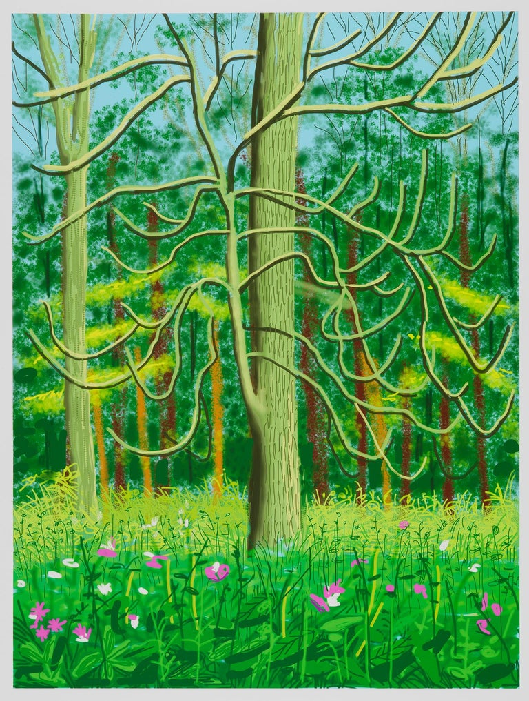 David Hockney - The Arrival of Spring in Woldgate, East Yorkshire in ...