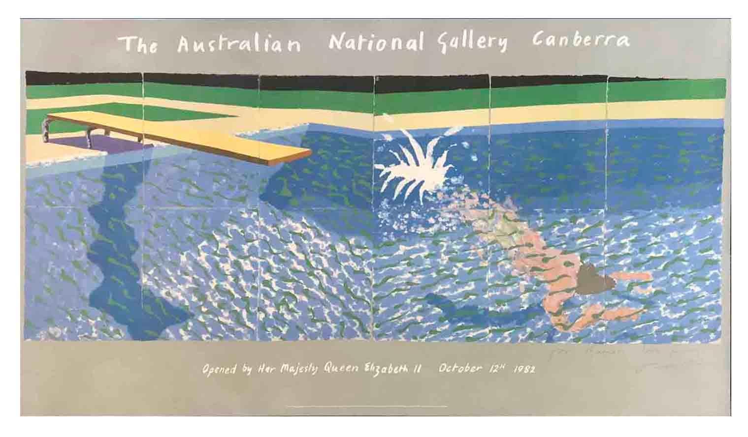 The Australian National Gallery Canberra - Contemporary Print by David Hockney