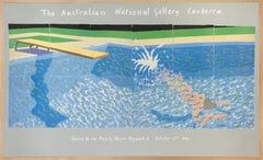 The Australian National Gallery Canberra (Paper Pool 17) Vintage poster