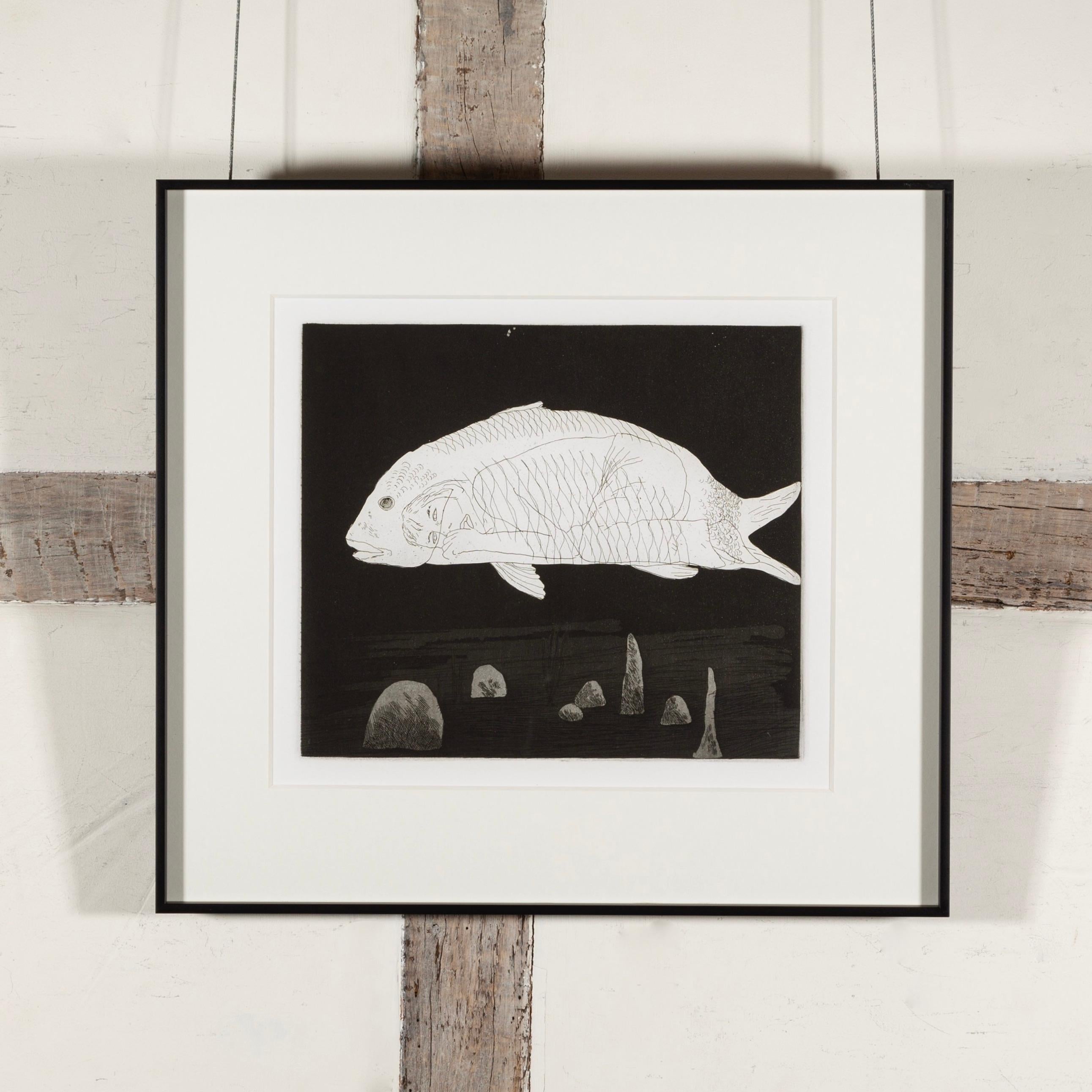 The Boy Hidden in a Fish, 1969 - David Hockney Print, Edition of 400 For Sale 1
