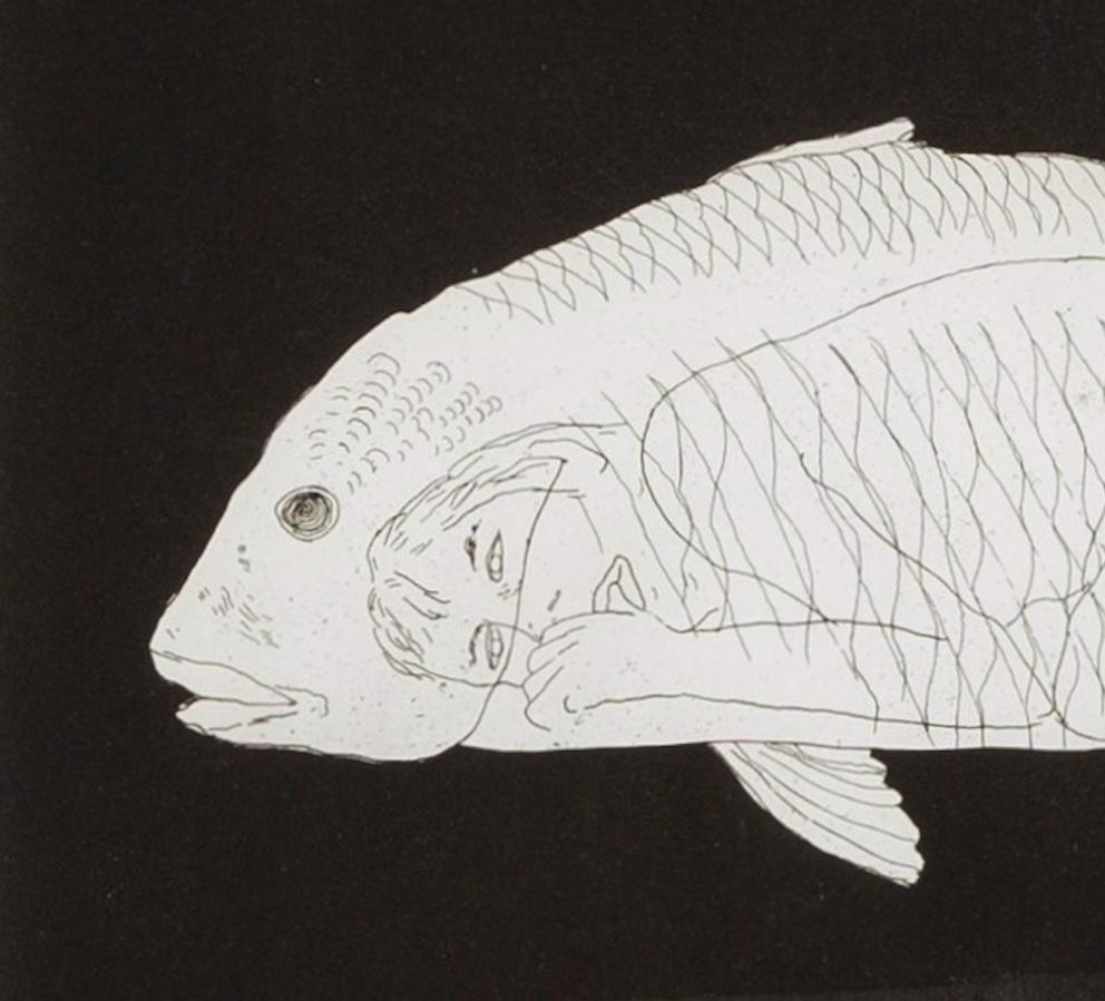 The Boy Hidden in a Fish, 1969 - David Hockney Print, Edition of 400 For Sale 3