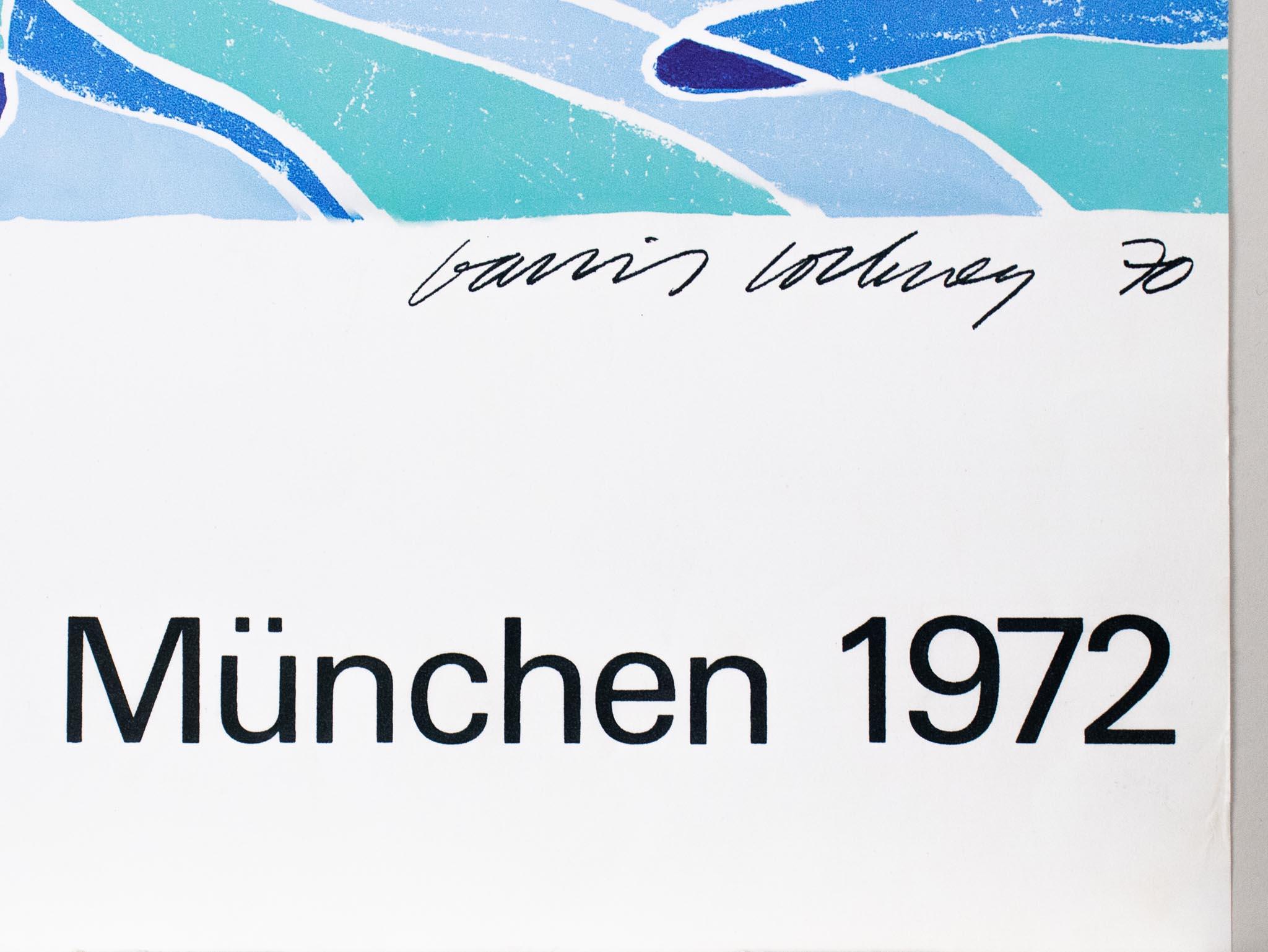 The Diver - Olympic Games 1972 Munich - Original Poster - Edition Olympia Print For Sale 6