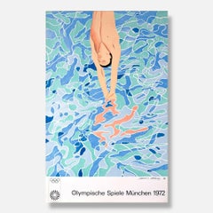 The Diver - Olympic Games 1972 Munich - Original Poster - Edition Olympia Print