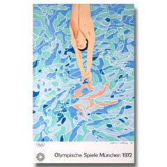 Vintage The Diver - Olympic Games 1972 Munich - Original Poster - Edition Olympia Print