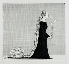 The older Rapunzel by David Hockney (Six Fairy Tales from the Brothers Grimm)
