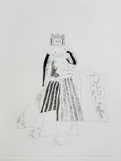 The Princess after many years in the Glass Mountain by David Hockney fairy tale