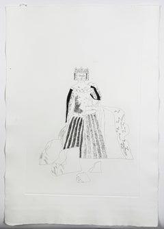 La principessa dopo molti anni nella Montagna di Vetro (after) David Hockney fiaba