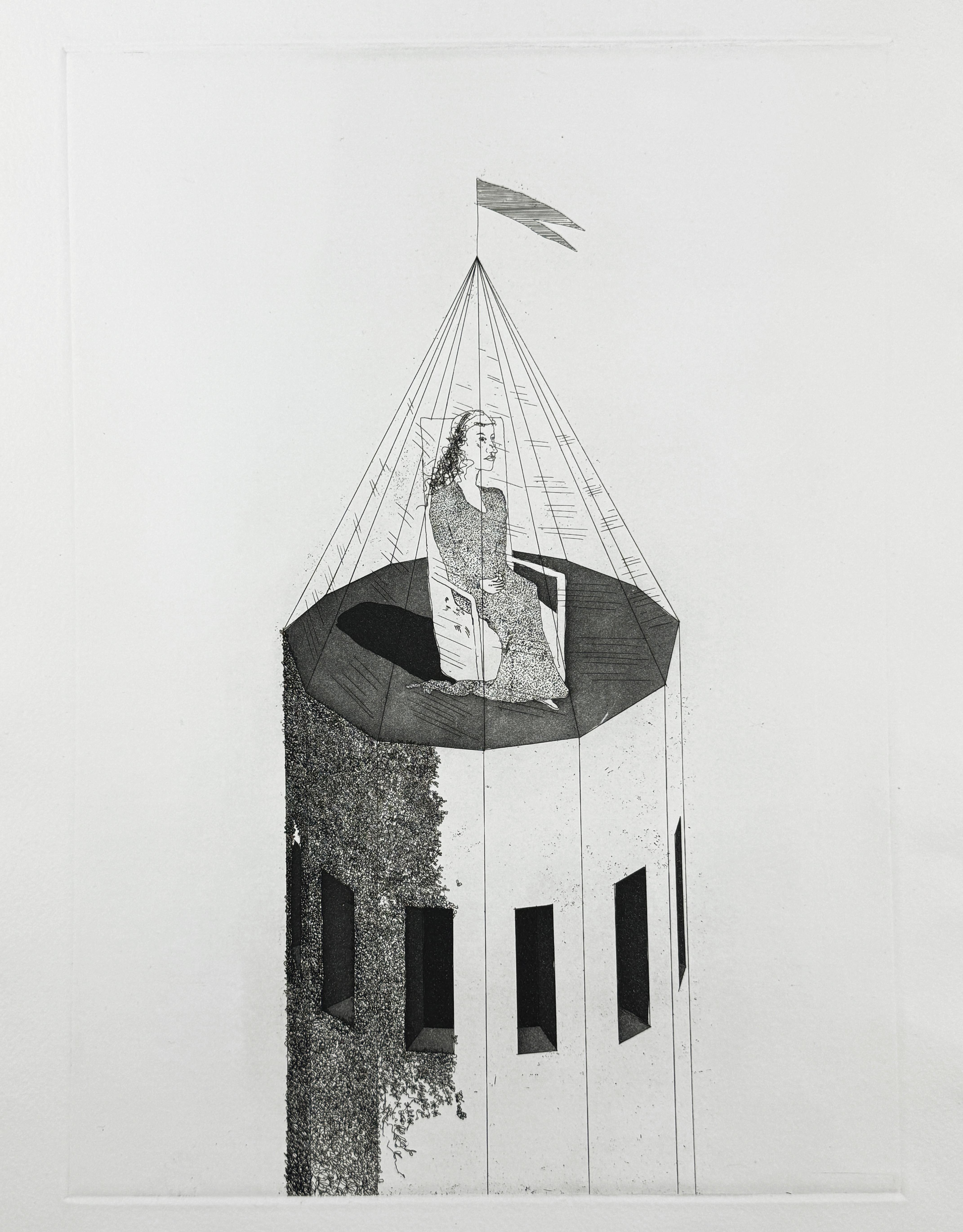 The Princess in her tower David Hockney Six Fairy Tales from the Brothers Grimm For Sale 1
