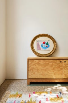 The Round Plate, April 1986 -- Druck, Homemade, Stillleben von David Hockney