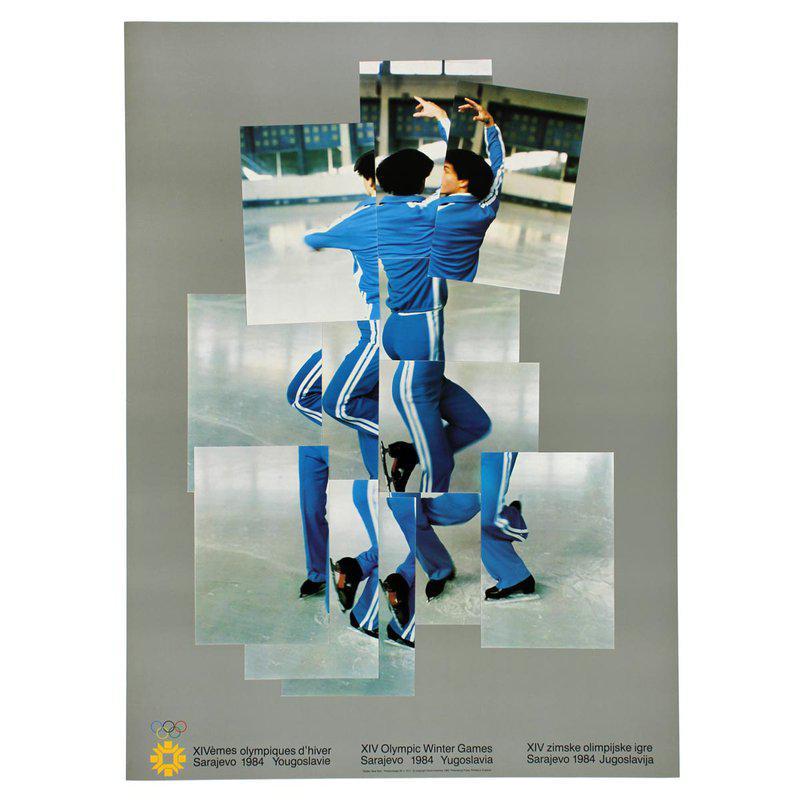 The Skater (Official 1984 Sarajevo Winter Olympics Poster)