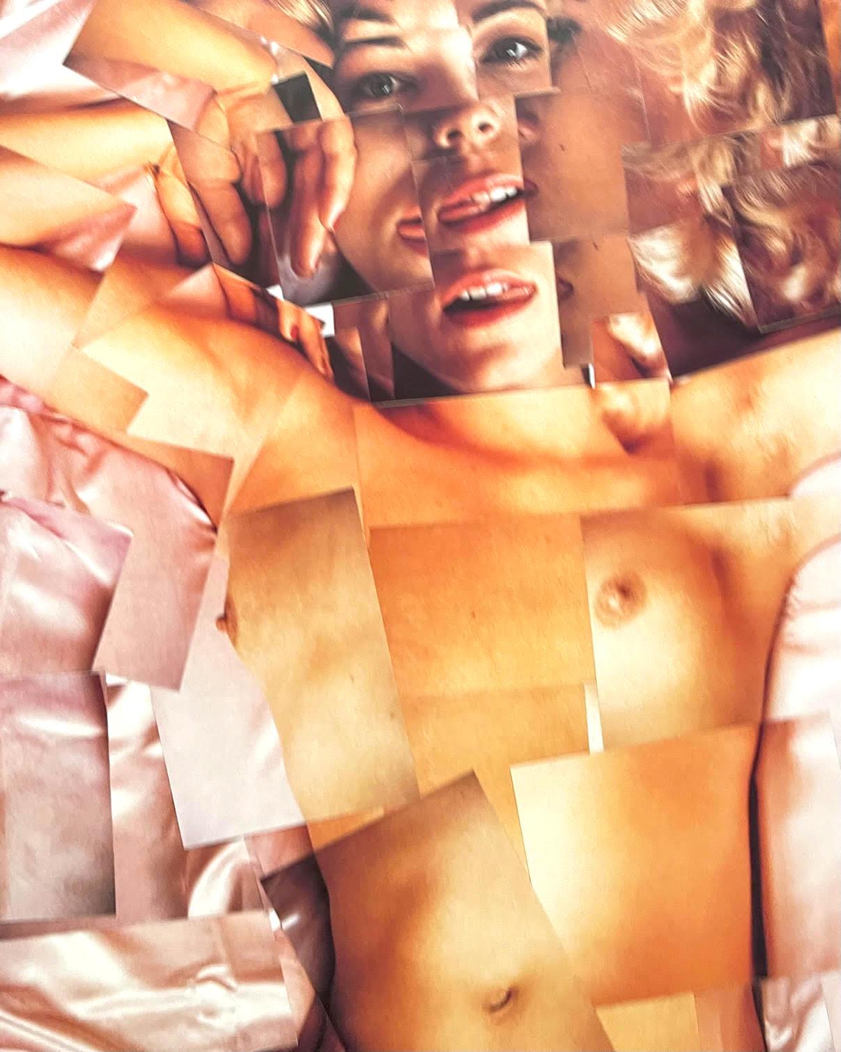 Affiche « Nude » de Theresa Russell (signée à la main, inscrite et datée par David Hockney) en vente 1