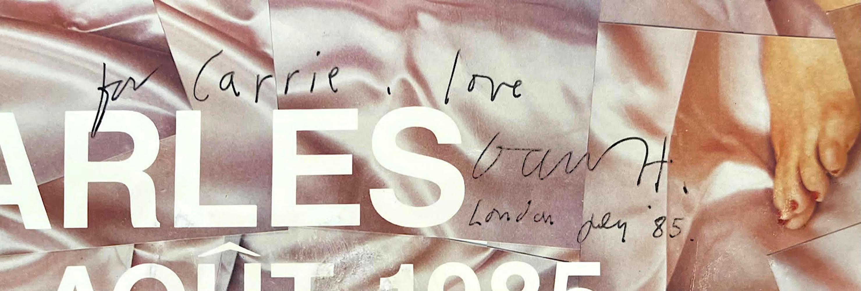 Tirage Nude de Theresa Russell (signé à la main, inscrit et daté par David Hockney) en vente 4